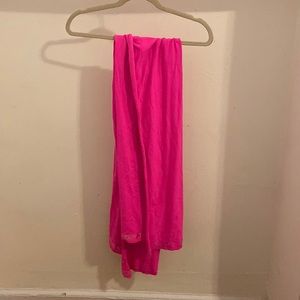 Neon Pink Lululemon infinity scarf